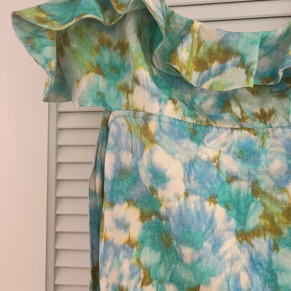 Zimmerman High Tide Frilled Midi Dress - Picture 5 of 8